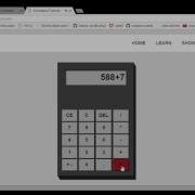 Calculator Walkthrough