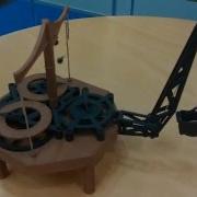 Da Vinci Flying Pendulum Clock