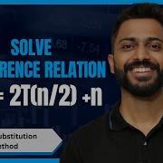 L 2 4 Recurrence Relation T N 2T N 2 N Substitution Method Algorithm