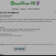 Java Practice It 6 16 Readme2next File Processing Scanner