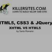 Front End Development HTML5 Introduction 049 XHTML Vs HTML5