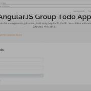 Angularjs Todo App Demo