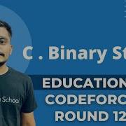 C Binary String Educational Codeforces Round 128 Hitesh Tripathi