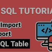 MySQL Data Import And Export Load Data Infile Into Outfile SQL Tutorial For Beginners MySQL