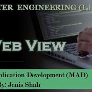 Lec 33 Web View In Android Mobile Application Development Computer Engineering