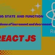Increment And Decrement Small Demo Project Using ReactJs