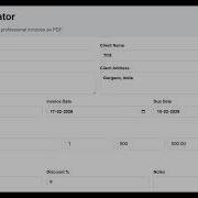 Full Stack Invoice Generator React Node Js PDF Automation