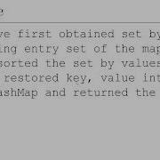 Java Coding Interview Problem Sort Map By Values Java 8 Features Java Stream