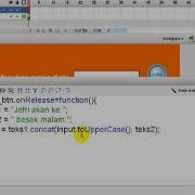 Flash Tutorial Text Input Variable