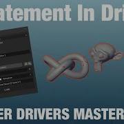 If Statement In A Driver Blender Drivers Master Class
