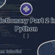 Dictionary Part 2 In Python Malayalam Tutorials Jr Coding