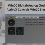 WinCC Digital Analog Clock Control