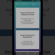 PyTorch Mobile Kit Demo