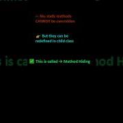 Can We Override Static Methods In Java Java Interview Prep Shorts