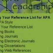 13 Checking Your Reference List For APA