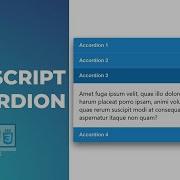 How To Create An Accordion Using CSS And JavaScript Bootstrap Accordion Project 7 100