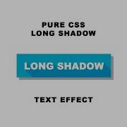 CSS Long Shadow Text Effect 3 Minute Tutorial