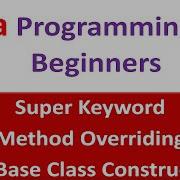 Super Keyword In Java Method Overriding Call Base Class Constructors Java Full Course Part 05