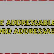 Byte Addressable Vs Word Addressable