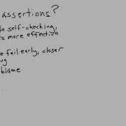 Why Assertions Software Testing