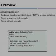 Unit Testing And Test Driven Development