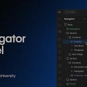 Navigator Panel Webflow UI Tutorial