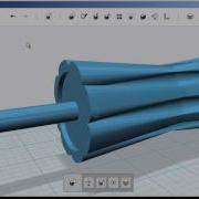 123D Design Плоская отвертка