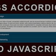 Accordion Menu Using HTML And CSS Create Accordion Menu Without JavaScript