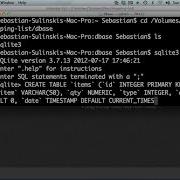 02 02 SQLite On Mac