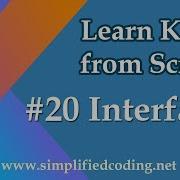 20 Kotlin Programming Tutorial Interface