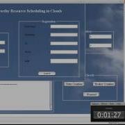 Final Year Projects Towards Trustworthy Resource Scheduling In Clouds