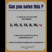 Can You Solve This Double Pattern Ineedtoknowhowmath Mathematics Education