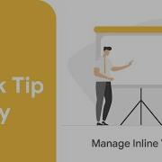 Quick Tip Friday Manage Inline Views