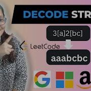 Декодирование строки JAVA Leetcode Medium Строка Stack APPLE ADOBE GOOGLE UBER