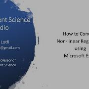How To Conduct Non Linear Regression Using Multiple Regression In Excel