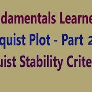 Nyquist Plot Part 2 Nyquist Stability Criterion