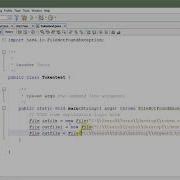 Tokens Separator Import From A Text File Export In Another Text File With Netbeans