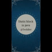 Static Block In Java TechBot