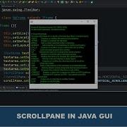 Java GUI Tutorial 65 Create A ScrollPane Using JScrollPane Class In Java GUI Swing