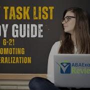 Stimulus And Response Generalization Strategies BCBA Task List Study Guide G21 ABA Exam Review