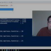 Powershell ISE Changing Font And Size With PsISE Options