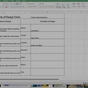 DMPT 1000 Module 02 Video 01 How To Use The Principles And Elements Chart