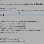 Android Developing Applications Tutorial 187 Text To Speech