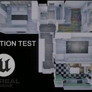 UE4 Three Room Apartment Panel House Mirrors Test
