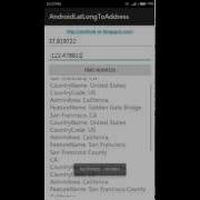 Find Addresses Of Given Latitude And Longitude Using Android Location Geocoder