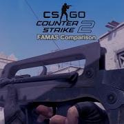 CS GO Vs CS2 FAMAS Comparison