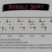 Bubble Sort Algorithm By Hand With Playing Cards