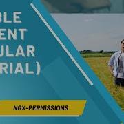 Ngx Permissions Tutorial 4 Disable Elements Input Button Plain And Angular Material