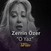Zerrin Özer O Yaz 1981 TRT Arşiv