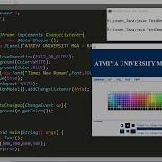 Java GUI Color Chooser Dialog With Change In Background Color Of Label Swing Practical Demo